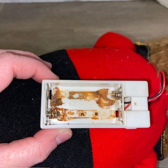 Vintage Gibson Greetings 1996 Musical Stuffed Plush Christmas Drummer Boy Bear - Picture 5 of 6